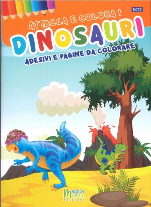 ATTACCA E COLORA I DINOSAURI